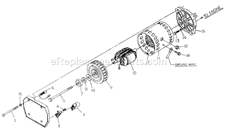 Page A Diagram and Parts List for 8750-2  Briggs and Stratton Generator